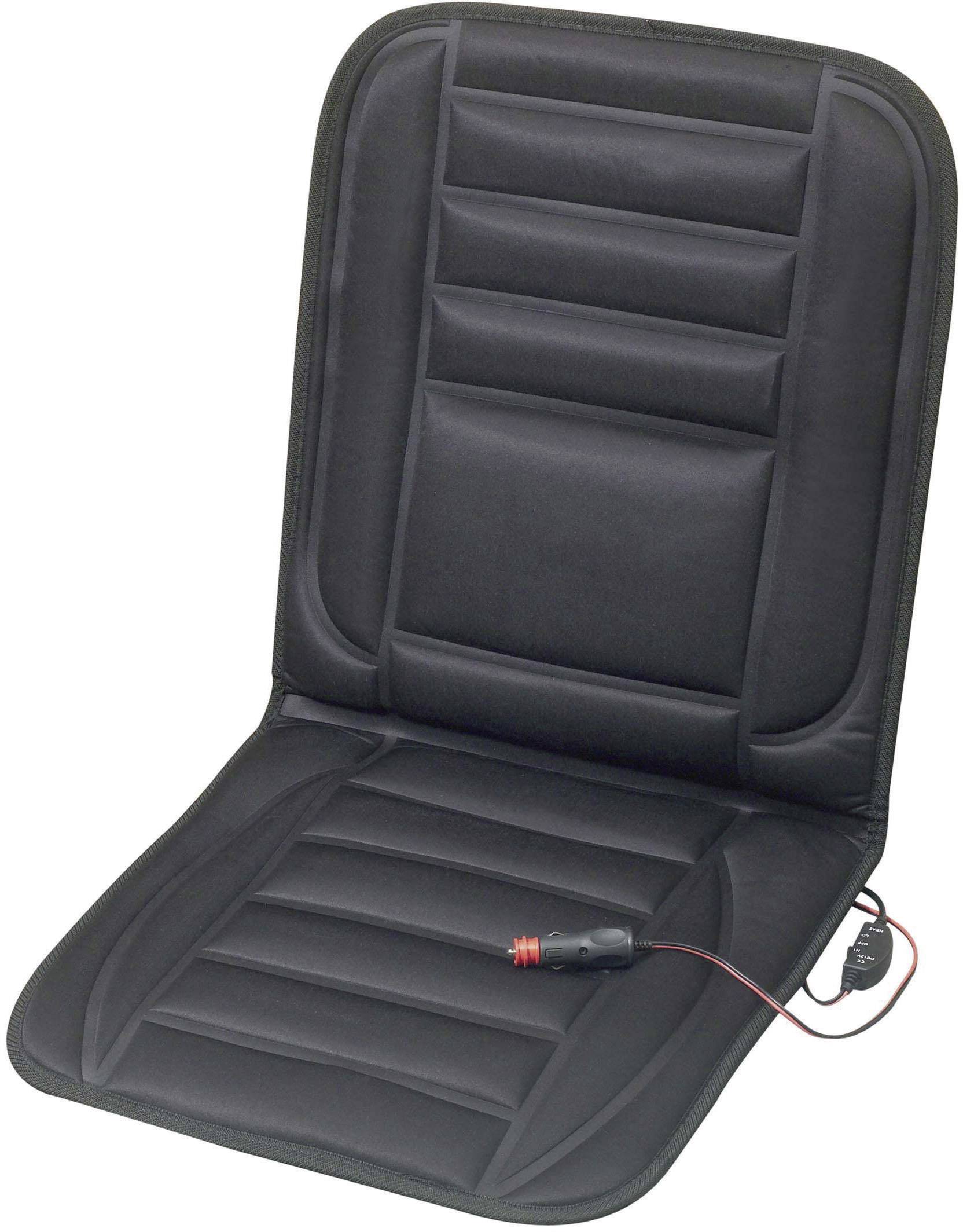 1x Schwarz Beheizbare Sitzauflage Sitzheizung Heizkissen 45W 12V 2 Heizstufen