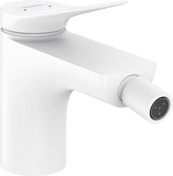Hansgrohe Vivenis Einhebel-Bidetmischer, 7,5l/min, Zugstangen-Ablaufgarnitur, Mattweiß
