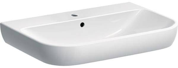 GEBERIT Smyle Waschtisch, 70x48cm m. Hl., m. Ül., weiß