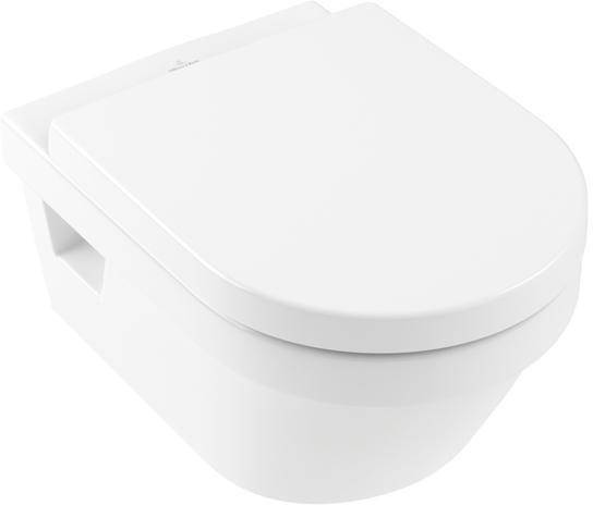 Villeroy & Boch Wand-Tiefspül-WC Architectura, Combi-Pack WC und WC-Sitz weiß