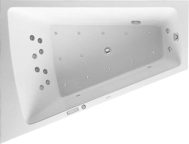Duravit Whirlwanne PAIOVA 225 l 170x130 we 1 RS li Combi-Syst E-1