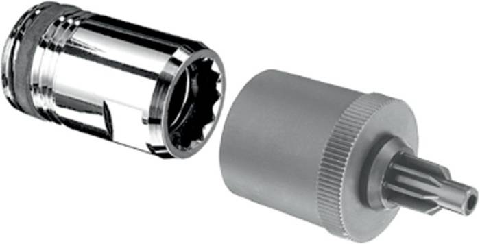 SCHELL Adapter QUICK Stecktechnik Schaftlänge 55, 1/2Zoll, ASAG, chrom-0