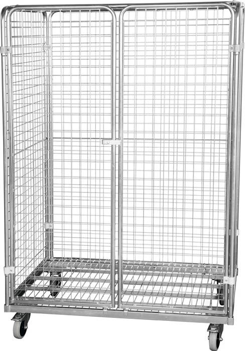 Stahlrollbehälter LxB 1200 x 800 mm allseitig geschlossen mit 2 Türen. ESB Engineering System Bau GmbH-0