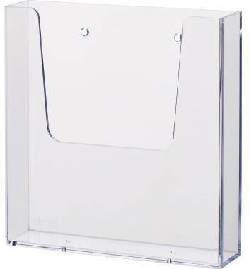 helit Wandprospekthalter H2350102 A5 1Fach PS transparent-0
