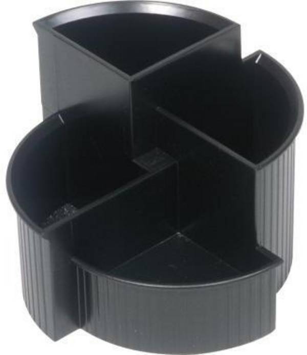 helit Stifteköcher Multi Linear H6390695 4Fächer Polystyrol sw