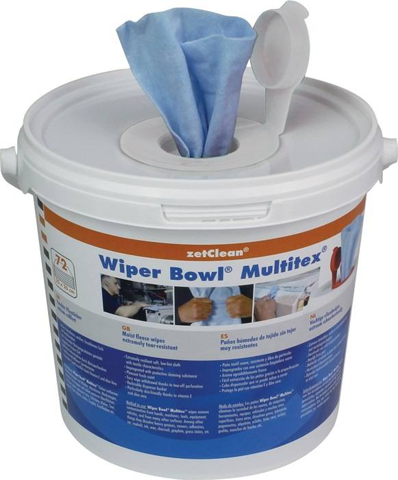 Handreinigungstuch Wiper Bowl® Multitex® hohe Reinigungskraft 72 Tü.Eimer