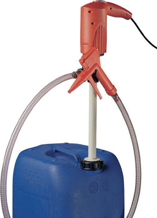 Elektropumpe f.Säuren u.Laugen 40l/min 230 V 50 Hz Tauchtiefe 1000mm nur Pumpe-0