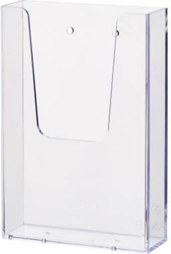 helit Wandprospekthalter H2350002 1/3 A4 1Fach PS transparent