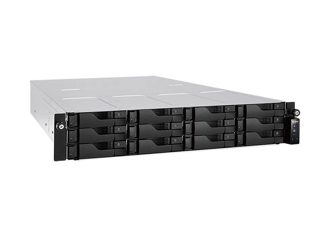 Asustor Lockerstor 12RD NAS 12-Bay Intel Atom® C3538 CPU, 8GB DDR4 RAM, 0/12-0