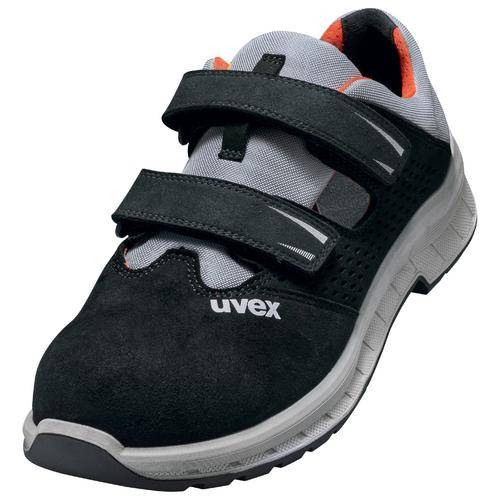 uvex 2 trend Sandalen S1P 69061 schwarz, grau, rot Weite 10 Größe 44-0