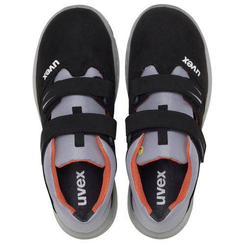 uvex 2 trend Sandalen S1P 69061 schwarz, grau, rot Weite 10 Größe 44-1