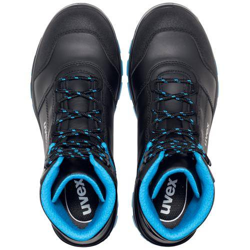 uvex 2 xenova® Stiefel S3 95563 schwarz, blau Weite 12 Größe 47-1