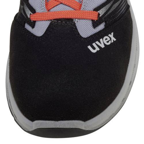 uvex 2 trend Halbschuhe S2 69097 schwarz, grau, rot Weite 10 Größe 37-2