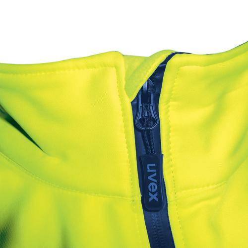 Softshelljacke uvex protection flash gelb, warngelb L-1