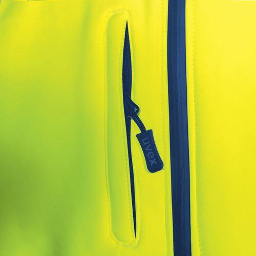 Softshelljacke uvex protection flash gelb, warngelb L-2