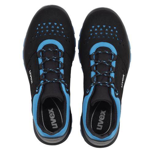 uvex 2 xenova® Halbschuhe S1 95549 schwarz, blau Weite 12 Größe 44-1