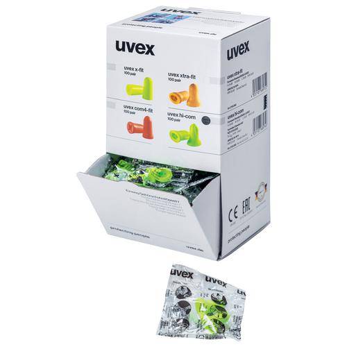 Gehörschutzstöpsel uvex hi-com 2112095 grün SNR 26 dB Größe M-1