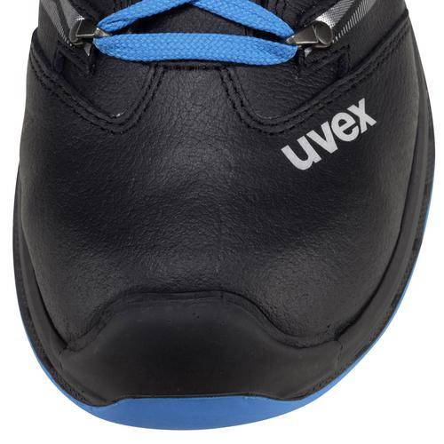Schnürstiefel uvex 2 trend S3 SRC, ESD geeignet, schwarz/blau, Weite 12, Größe 43-2