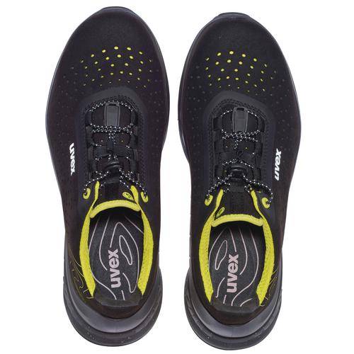 uvex 1 G2 Halbschuhe S1 68437 schwarz, gelb Weite 10 Größe 41-1