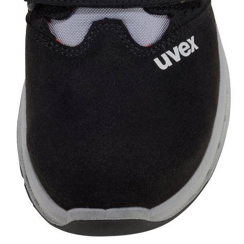 uvex 2 trend Sandalen S1P 69063 schwarz, grau, rot Weite 12 Größe 37-2