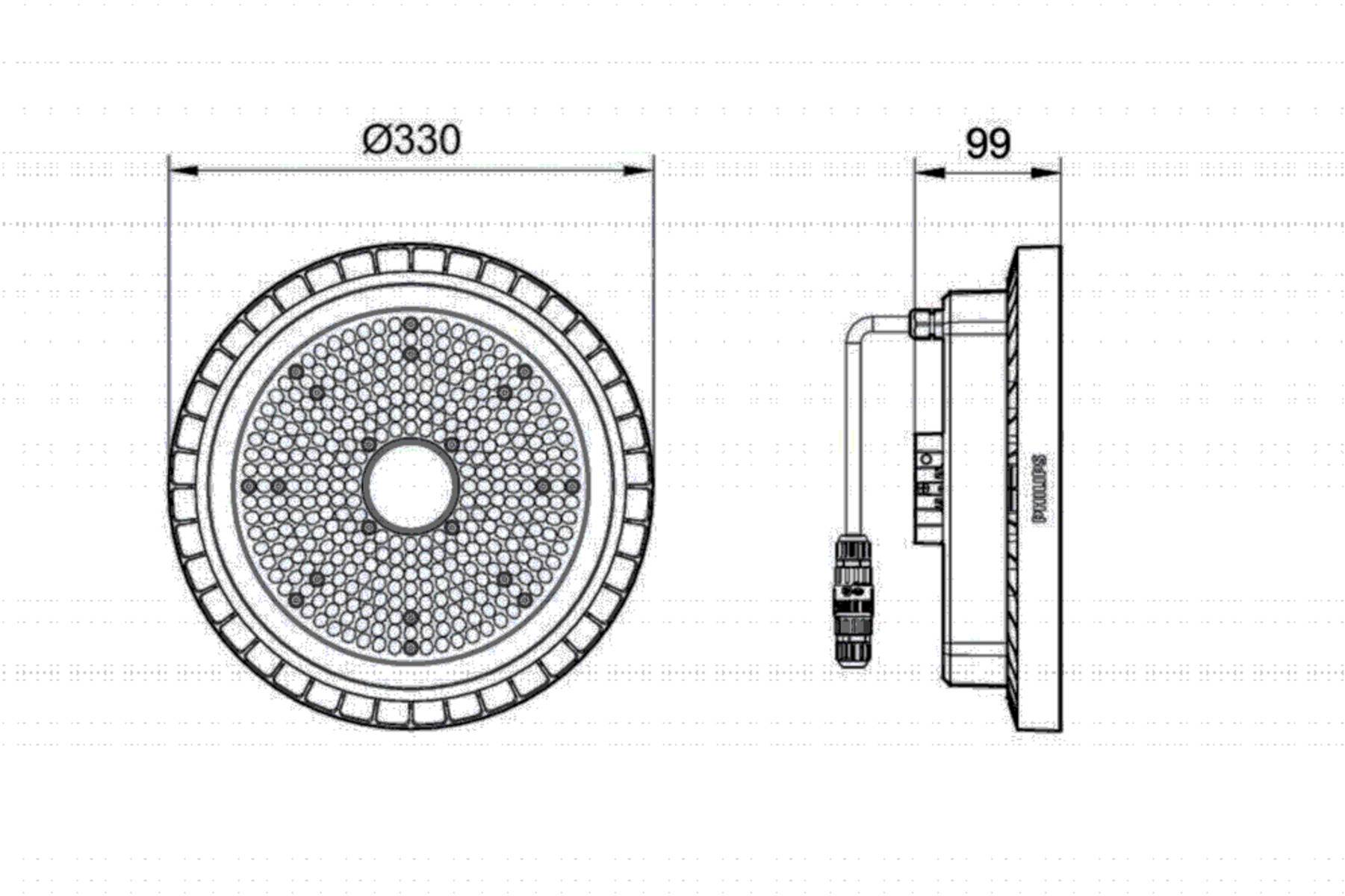 PHILIPS - LED-Hallenleuchte 840 BY121P G5#95569100-1