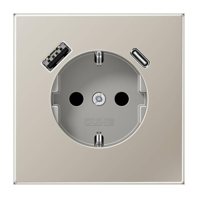 JUNG Steckdose SCHUKO m.USB Typ AC-0