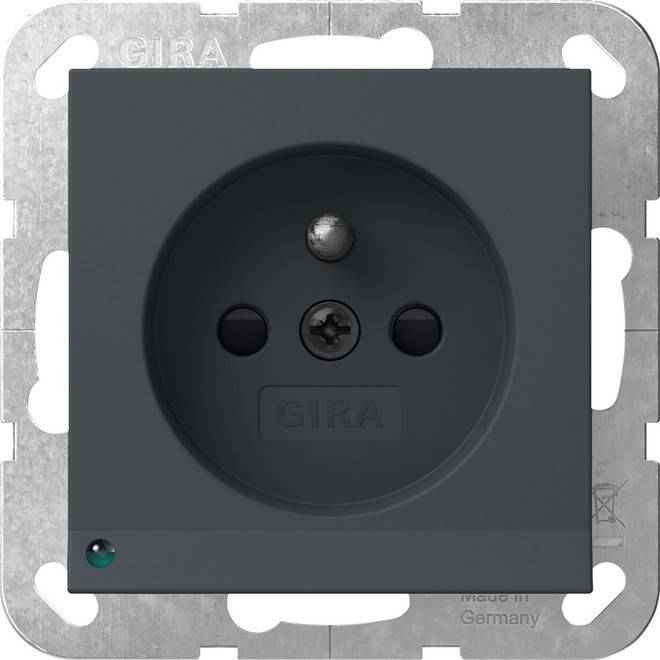 Gira Steckd. Erdstift LED 448928-0