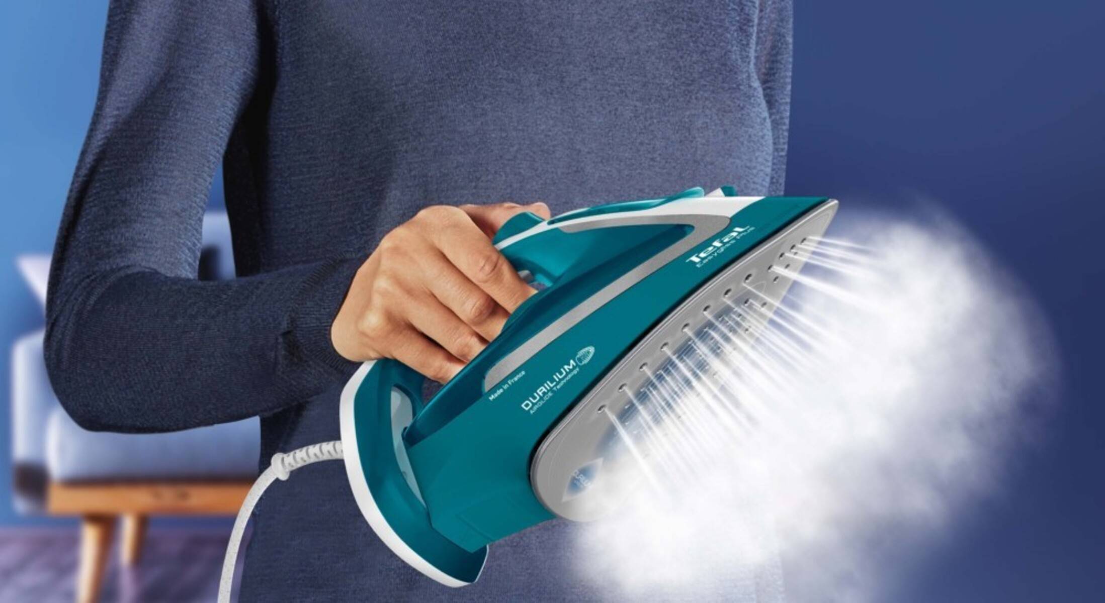 Tefal Dampfbügeleisen FV5737 türkis-2