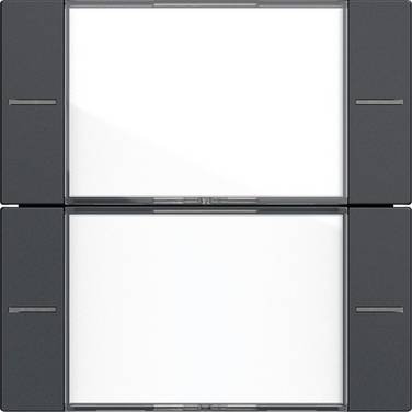 Gira Wippenset 2-fach BSF Tastsensor Anthrazit 577228