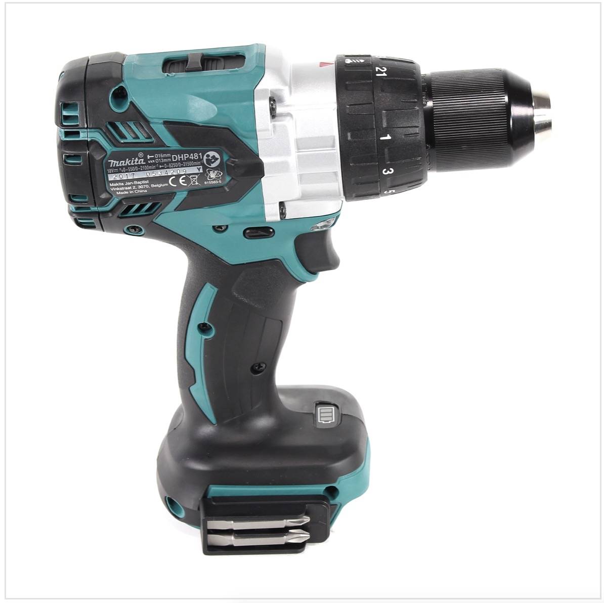 Makita DHP 481 ZJ 18V Akku Schlagbohrschrauber Brushless 115 Nm Solo im Makpac ohne Akku und Ladegerät-3