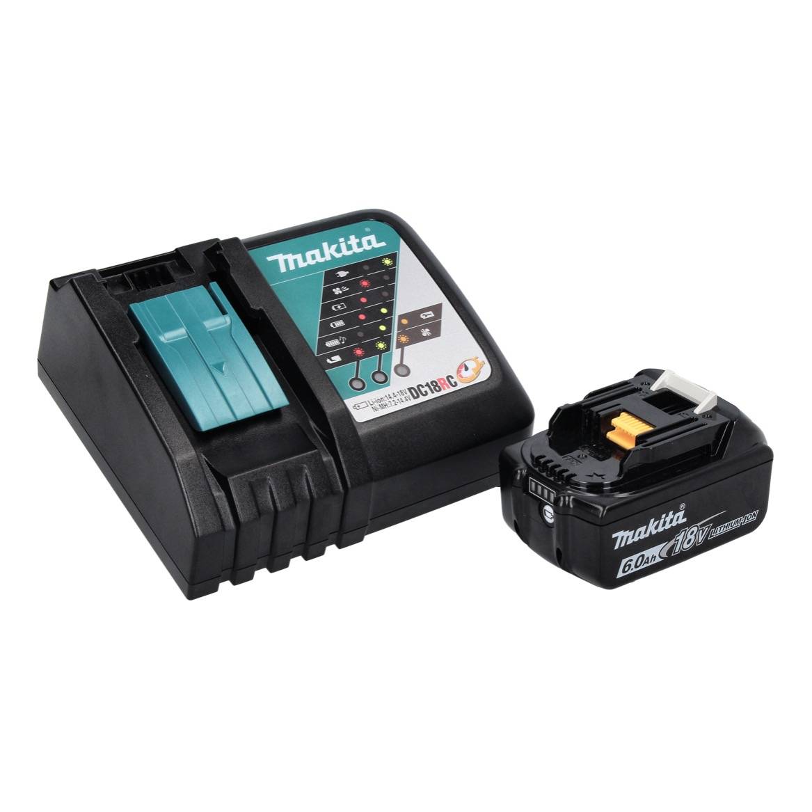 Makita DDF 485 RG1 Akku Bohrschrauber 18 V 50 Nm Brushless + 1x Akku 6,0 Ah + Ladegerät-2