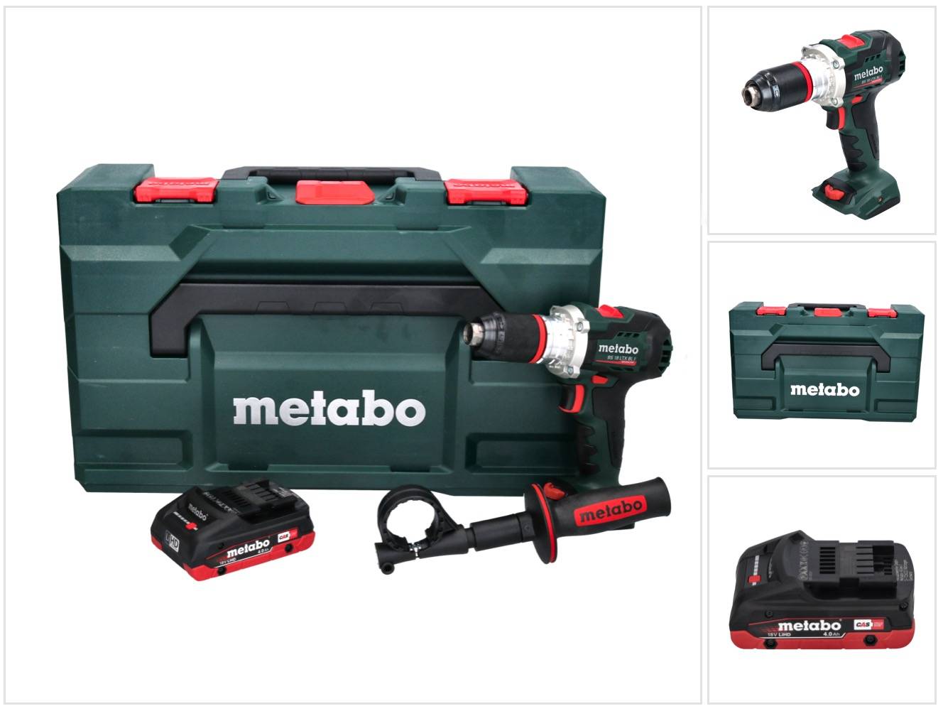Metabo BS 18 LTX BL I Akku Bohrschrauber 18 V 130 Nm + 1x Akku 4,0 Ah + metaBOX - ohne Ladegerät-0