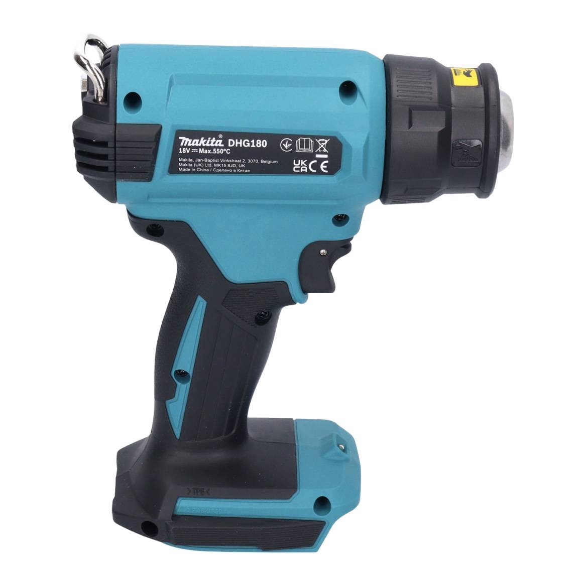 Makita DHG 180 Z Akku Heißluftgebläse 18 V 550 °C Solo - ohne Akku, ohne Ladegerät-4