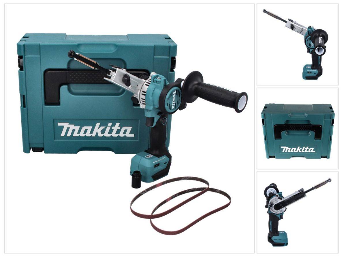 Makita DBS 180 ZJ Akku Bandfeile 18 V 9 x 533 mm Brushless + Makpac - ohne Akku, ohne Ladegerät-0