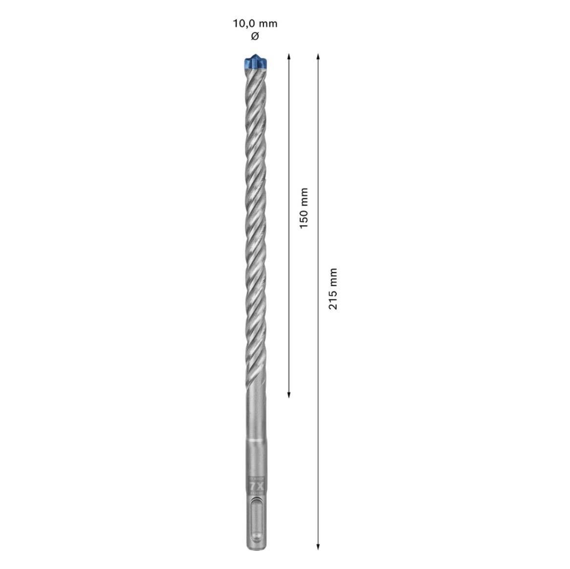 Bosch Expert SDS plus 7X Hammerbohrer 10,0 x 215 mm 50 Stk. ( 2608900194 ) 4 Schneiden Carbide Technology-2