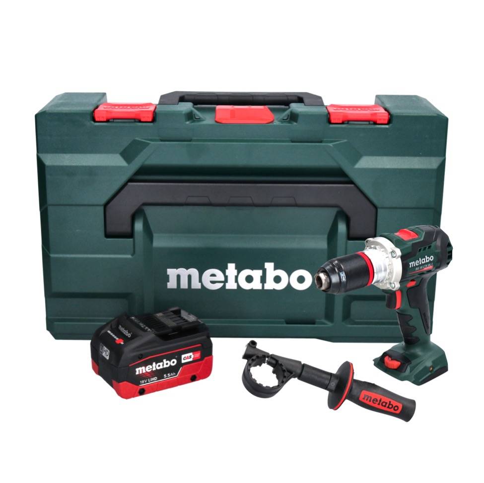 Metabo BS 18 LTX BL I Akku Bohrschrauber 18 V 130 Nm + 1x Akku 5,5 Ah + metaBOX - ohne Ladegerät-3