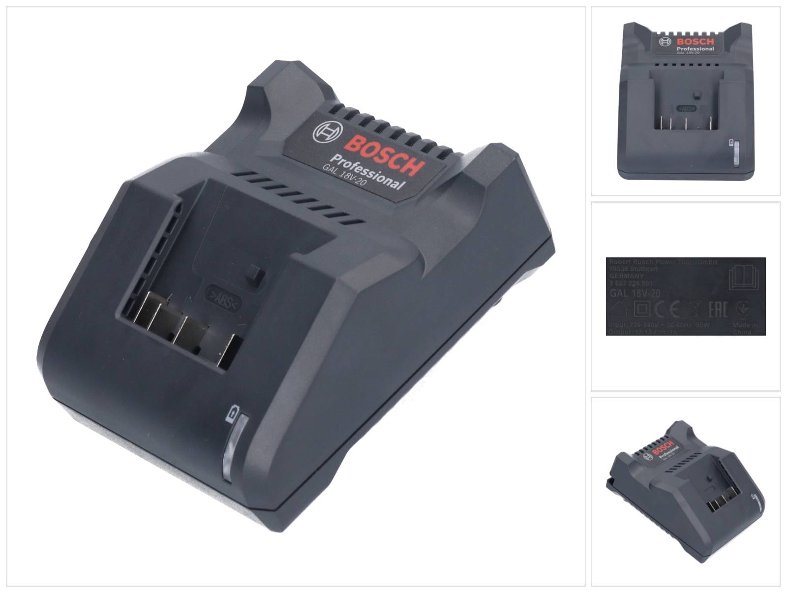 Bosch GAL 18V-20 Akku Ladegerät 10,8 - 18 V 2 A ( 2607226281 )-0
