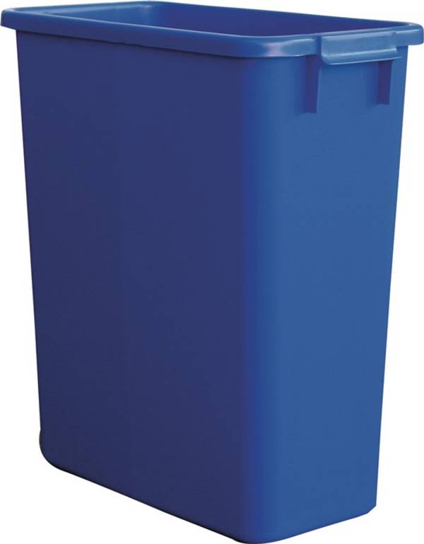 Abfall- u.Wertstoffsammler 60l H590xB285xT555mm PE blau GRAF