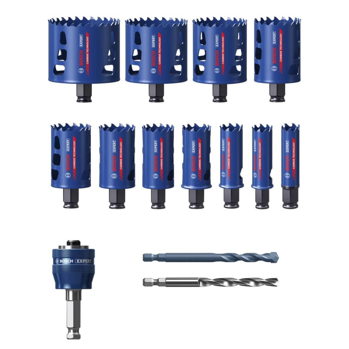 Bosch EXPERT Tough Material Lochsägen Set 14 tlg. 20 - 76 x 60 mm ( 2608900448 ) Carbide Technology für Dreh-4