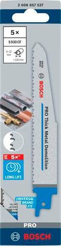 Säbelsägeblatt S 1130 CF L.225mm B.22mm TPI 8+10 2,5+3,2mm 5er Pk.-2