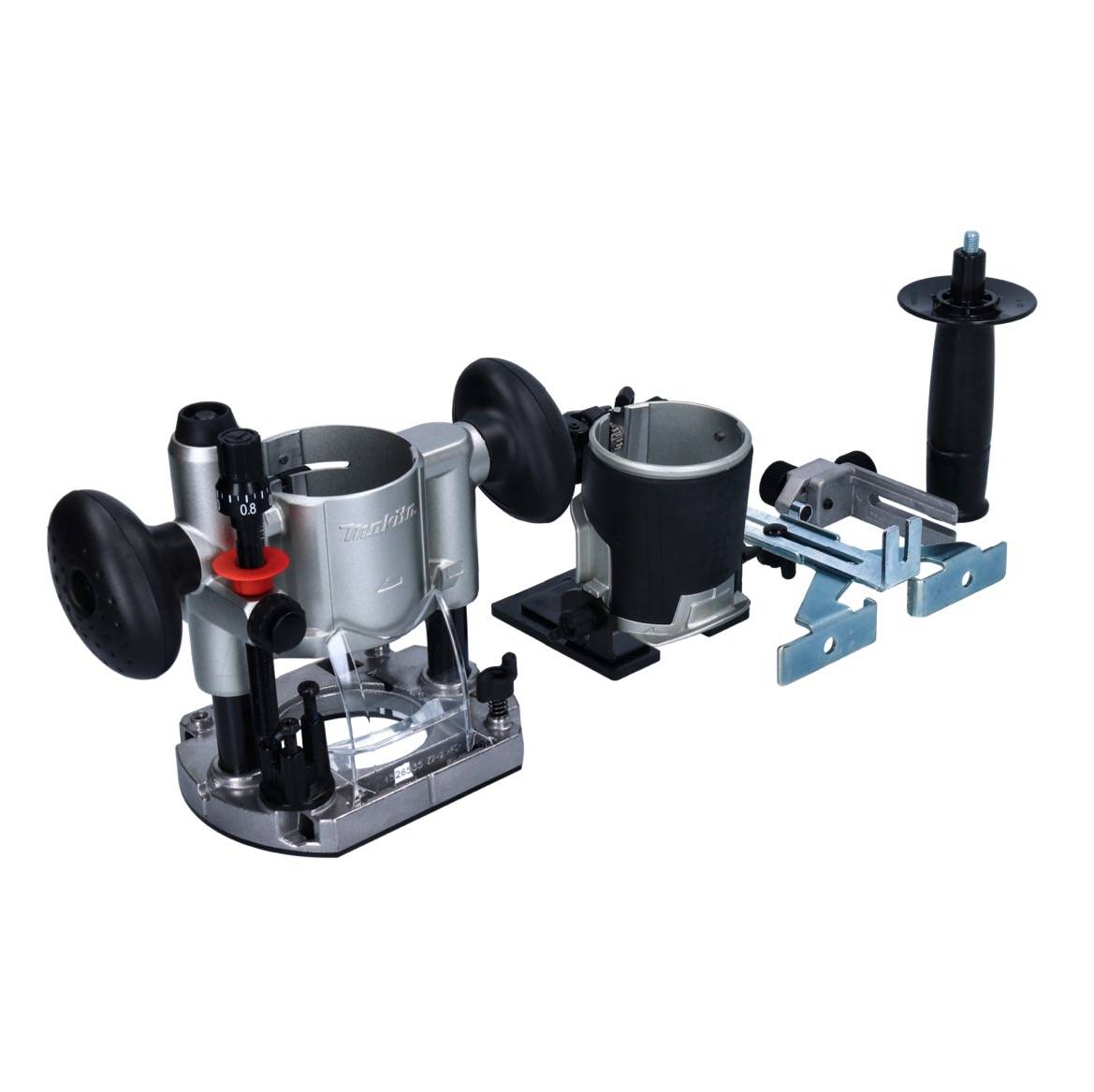 Makita RT 0702 CX2J Multifunktionsfräse 710 W 6 / 8 mm + Oberfräsenmodul + Kantenfräsenmodul-4