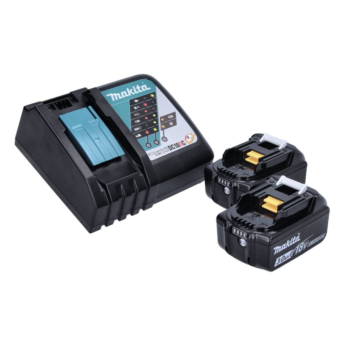 Makita DLX 2339 J Akku Combo Kit DDF 482 Akku Bohrschrauber + DTD 156 Akku Schlagschrauber + 2x Akku 3,0-4