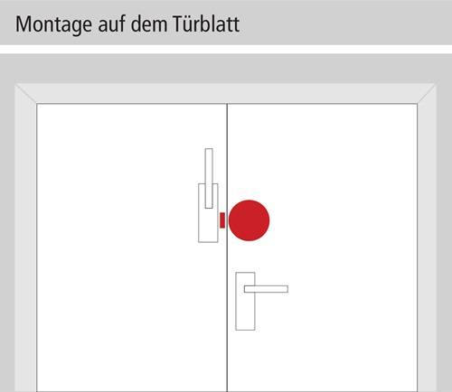 Überwachungsgerät Dexcon o.Voralarm Überwachung v.Türen u.Fenstern Ku.rot GFS-1