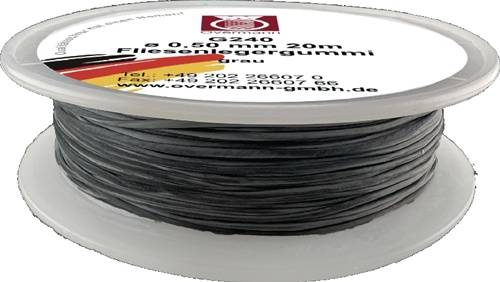 Fliesenlegergummi L.20m S.0,5mm f.Spannecken grau OVERMANN-0