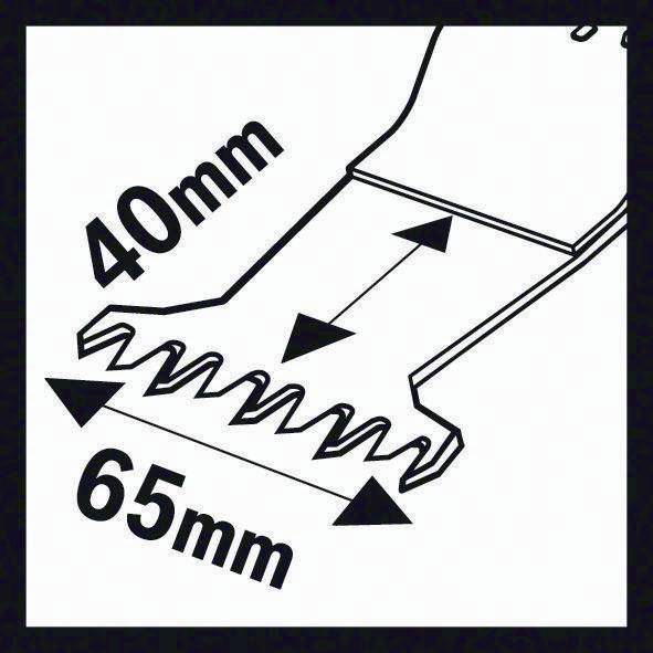 Symbolbild für Bosch Accessories 2608662017 AII 65 BSPB Bimetall Tauchsägeblatt 65 mm 1 St.