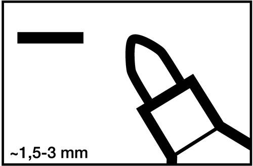 edding 3000 - Marker - permanent - Schwarz-2