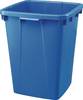 Abfall- u.Wertstoffsammler 90l H600xB485xT510mm PE blau GRAF