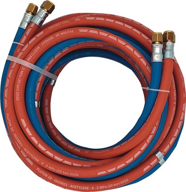 Autogengasschlauch, Wandstärke 5 / 3,5 mm, Länge 20 m Innen-Ø 6 / 9 mm
