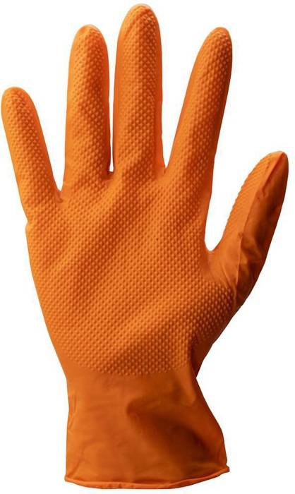 Einw.-Handsch.Grip Orange Gr.10 orange Nitril 50 St./Box-1