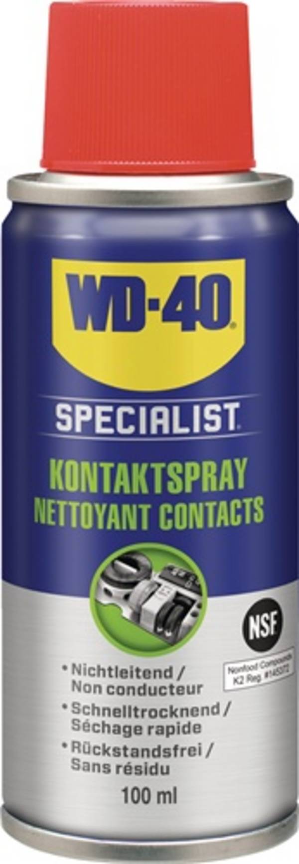 Kontaktspray 100ml Zulassung NSF K2 Spraydose WD-40 SPECIALIST